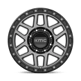 thumbnail image 3 of KMC Aluminum Rim KM544 MESA 18X9in Satin Black with Gray Tint Finish, KM54489080418, 3 of 3