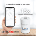 thumbnail image 2 of Ecosense RD200W RadonEye, Home Radon Detector: Fast and Accurate Detection of Fluctuating Radon Levels, Short and Long term Continuous Monitoring with Trend Charts, 2 of 7