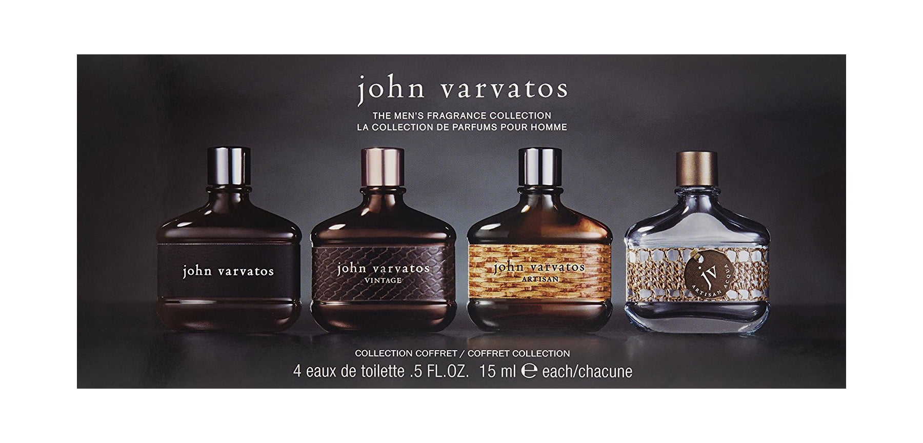 John Varvatos Eau De Toilette 4 Pc Deluxe Replica Coffret Gift Set