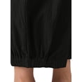 thumbnail image 2 of Hibeli Linen Cropped Pants for Women Lightweight Elastic High Waist Wide Leg Lounge Capri Pant with Pockets, 2 of 3