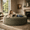 Green, variant on Sanae 6FT Oversized Faux Rabbit Fur Bean Bag Chair, High Density Sponge Filling, Vacuum Compressed No Assembly Round Lazy Sofa for Adults, Green