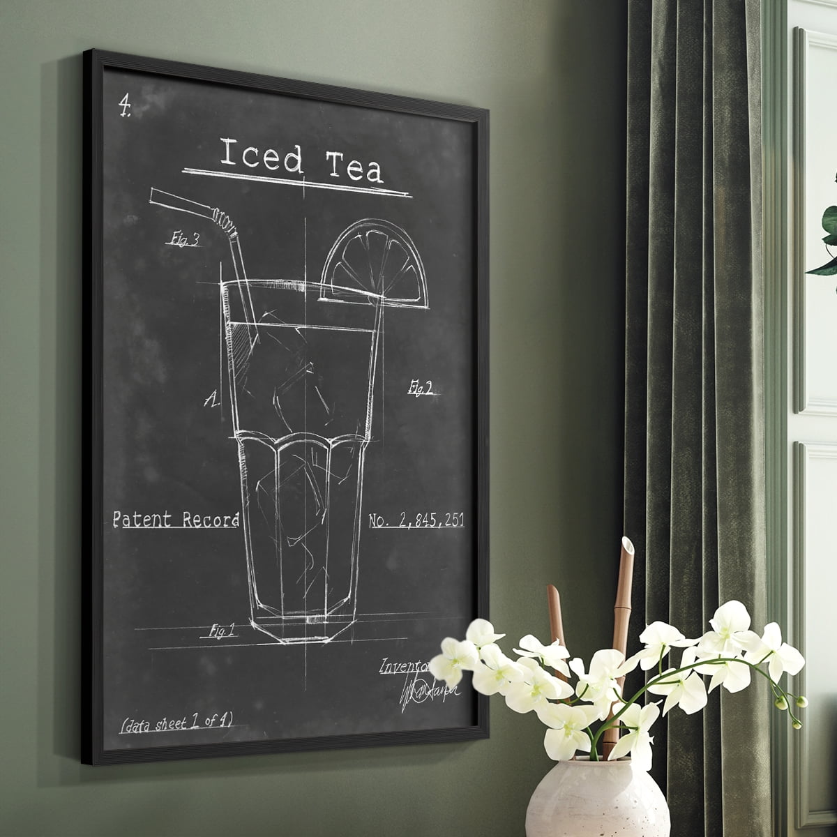 Morning Routine III Framed Print in Black Solid Wood Framed Print No Nail Hanging