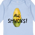 thumbnail image 4 of Inktastic Aw, Shucks Corn on the Cob Humor Boys or Girls Long Sleeve Baby Bodysuit, 4 of 5