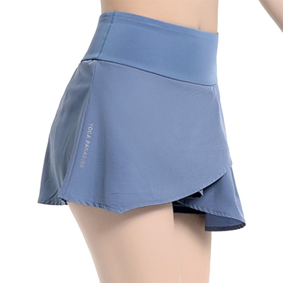 Tennis Skirts with Pockets for Women Cross Waist Athletic Golf Skorts Skirts with Shorts
