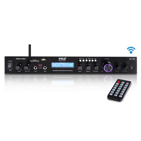 Pyle Home PDA7BU Theater Audio Receiver Sound System with (Best Receivers For Surround Sound System)