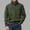 Army Green, variant on Mens Quarter-Zip Pullover Sweater Half Stand Up Collar Long Sleeve Sweatshirts Casual Dress Sweater Polo Shirt Workout Golf Outdoor Gym Shirts Tops