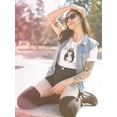 thumbnail image 2 of Fashion Woman Style T-Shirt Women -SPIdeals Designs, Female Small, 2 of 4