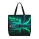 thumbnail image 1 of Balery Northern Lights Bolsa de Mano para Mujeres con Cremallera, Bolsa de Gimnasio con Compartimentos, Bolsa para Laptop, Bolsa para Trabajo, 1 of 7