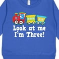 thumbnail image 3 of Inktastic 3rd Birthday Train Toddler Sweatshirt, 3 of 4