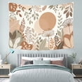 thumbnail image 3 of Bohemian Tapestry Wall Hanging, Neutral Earth Tone Boho Sun Tapestries for Dorm Living Room Bedroom Decor,Boho Room Accent, Bed Throw,60"x50", 3 of 6