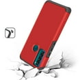 thumbnail image 2 of Kaleidio Case For TCL 20 XE [Astro Armor] Rugged Slim [Shockproof] Impact Protector Hybrid Cover [Red/Black], 2 of 6