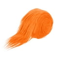 thumbnail image 3 of Uxcell Plush Faux Fur Fabric Precut Strips, 59" x 2" Fluffy Faux Fur Ribbon, Orange, 3 of 6