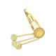 thumbnail image 1 of Elegant alloy hair accessories with golden tassels and sparkling rhinestones, for parties and celebrations. Ref: 1227, 1 of 5