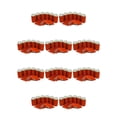 thumbnail image 2 of Naiovety Enfriador de latas de cerveza en blanco, cubierta de neopreno plegable para bebidas, copa de fiesta plegable, soporte para bebidas de Color liso, Rojo 10piezas Naiovety  CBP585779, 2 of 4