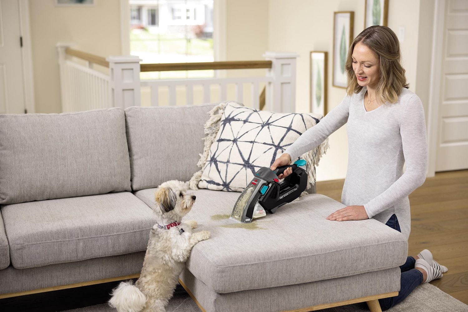 Pet Stain Eraser™ Duo Cordless Portable Deep Cleaner Plus Hand Vacuum
