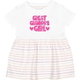 thumbnail image 3 of Inktastic Great Grandpa's Girl Granddaughter Girls Baby Dress, 3 of 5