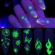 thumbnail image 3 of 5 hojas de luminosa ración de uñas, 3D para ración de uñas de , calcomanía uñas, herramientas de Colcomx 3D pegatinas de arte de uñas, 3 of 8