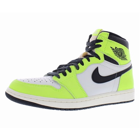 Men's Jordan 1 Retro High OG "Visionaire" Volt/Black-Sail (555088 702) - 14