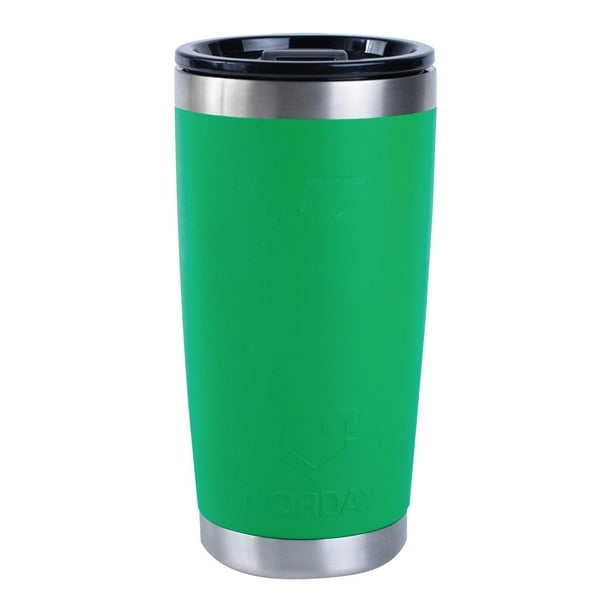 Vasos de Acero Inoxidable - Termo Tumbler | Vaso Térmico de 20oz - 600ml | Mantiene la Temperatura Entre 8 y 24 Horas - Bebidas Frías y Calientes | Tapa Antiderrame - Ideal verde claro 20oz - 600ml NORDAY 20TBLACK