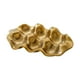 thumbnail image 4 of Soporte de cerámica para huevos, bandeja de almacenamiento para huevos, decoración de encimera, práctico contenedor para huevos, dispensador de huevos oro, 4 of 8