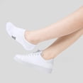 thumbnail image 5 of YOMYM Womens Athletic No Show Socks Low Cut Non-Slip Thin Liner Socks Invisible Hidden Socks for Flats, White, 5 of 7