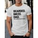 thumbnail image 1 of Camiseta con estampado de papá barbudo y tatuado, para hombre, informal, de manga corta, para verano, para adultos, hombres, mujeres, adolescentes, jóvenes y para el tiempo libre., 1 of 5