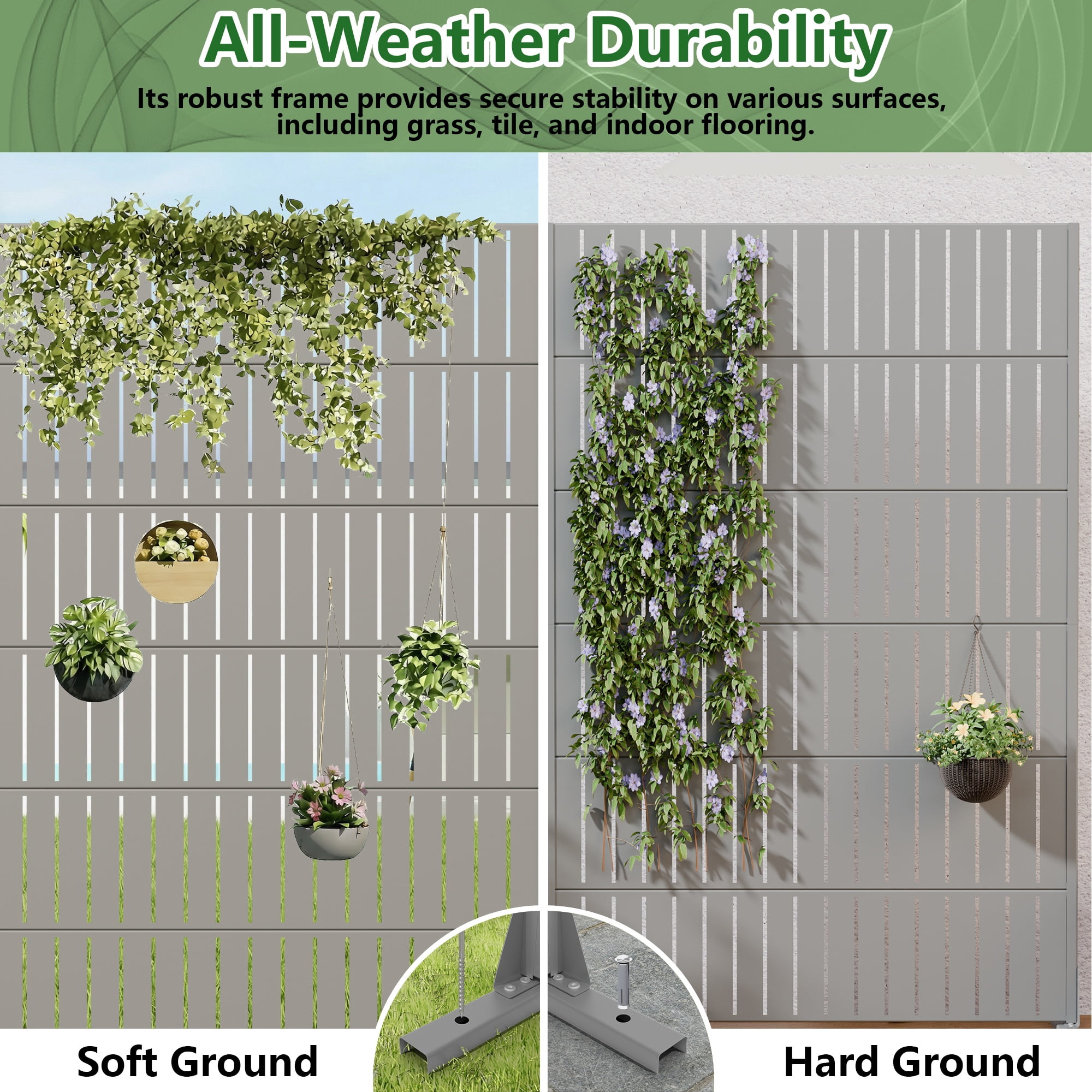 Privacy Metal Screen Fence Panel