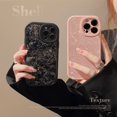 thumbnail image 3 of Funda Blanda Con Patrón De Concha Dream compatible Para iphone 11 12 13 14pro max mini XR XS 7 8 plus, 3 of 4