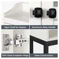 thumbnail image 3 of Over The Toilet Storage, Bathroom Over The Toilet Organizer, Above Toilet Storage with Double Doors and Soft Hinges Over Toilet Storage Shelf Over The Toilet Storage Cabinet (Forest Green), 3 of 9