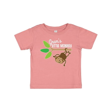 

Inktastic Gram s Little Monkey Grandchild Gift Baby Boy or Baby Girl T-Shirt