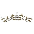thumbnail image 4 of DecMode Green Metal Leaf Wall Decor with Scrolled Vine, 4 of 14