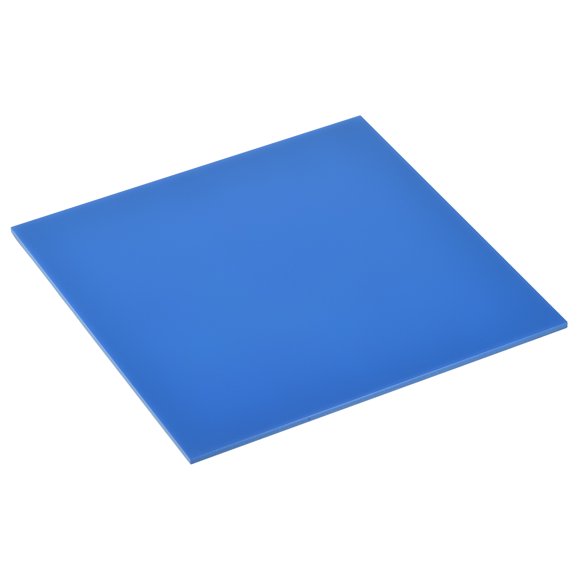 Unique Bargains Feuilles Acryliques PMMA Colorées Non Transparentes 6 x 6 Pouces Bleu Clair pour l'Artisanat