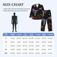 thumbnail image 6 of Kll Humming Bird And Tropical Sleepwear Mens Flannel Pajamas,Long Cotton Pj Set, 6 of 9