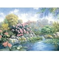 thumbnail image 2 of Motz, Peter 32x25 Gold Ornate Wood Framed with Double Matting Museum Art Print Titled - Rhododendron, 2 of 4