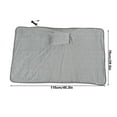 thumbnail image 4 of USB Electric Heating Pad, Comfortable Electric Blanket, Practical For Home Watching Tv Reading Office Dark Grey, 4 of 8