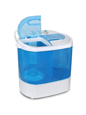 Zeny Portable Washing Machine - Mini Lightweight Twin Tub Wash&Spinner 10 lbs Gravity Drain Hose(Dual, 10lbs)