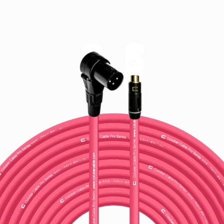 Coluber Cable Balanced Right Angle XLR Male to RCA Female 3 - Pin Connector