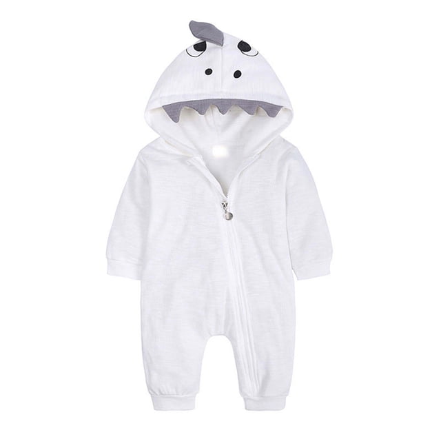 Body de bebé Odeerbi Mono de Canastilla para Niño recién nacido primavera y otoño blanco