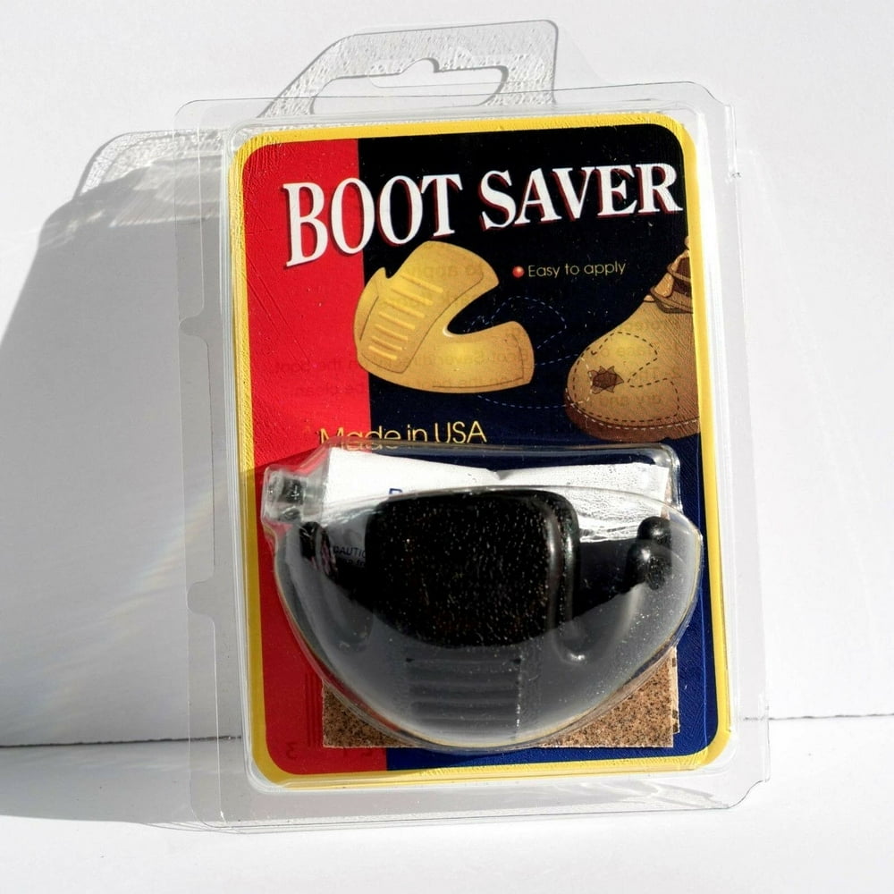 Boot Saver Toe Guards Boot Repair Work Boot Protector BLACK 3 PACK - Walmart.com - Walmart.com