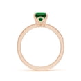 thumbnail image 2 of ANGARA Lab Grown 1.5 Ct Vintage Style Emerald-Cut Emerald Engagement Ring for Women in 14K Rose Gold (Size-8x6mm) | May Birthstone, Anniversary, Jewelry Gift for Women | Lab-Grown Emerald Ring, 2 of 8
