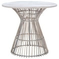 thumbnail image 2 of SAFAVIEH Whent Rattan Round Accent Table, Grey White Wash/Black, 2 of 7