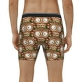 thumbnail image 4 of Rateoe Beautiful Owl Print Men’s Underwear Boxer Briefs Soft Comfortable Underwear Boxer Briefs, Long Leg Briefs,Anti-chafing Boxer Briefs, 4 of 7