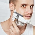 thumbnail image 2 of Beard Razor Manual Ergonomics Handle Lightweight Reusable Bamboo Handle Eco-Friendly Double Edge Razor for Home Use, 2 of 8