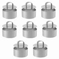 thumbnail image 5 of 24 Pcs Cooking Ring Set,Stainless Steel Cake Mold,Baking Mold with Cover,for Cooking Crumpets/Mousse/Desserts, 5 of 10