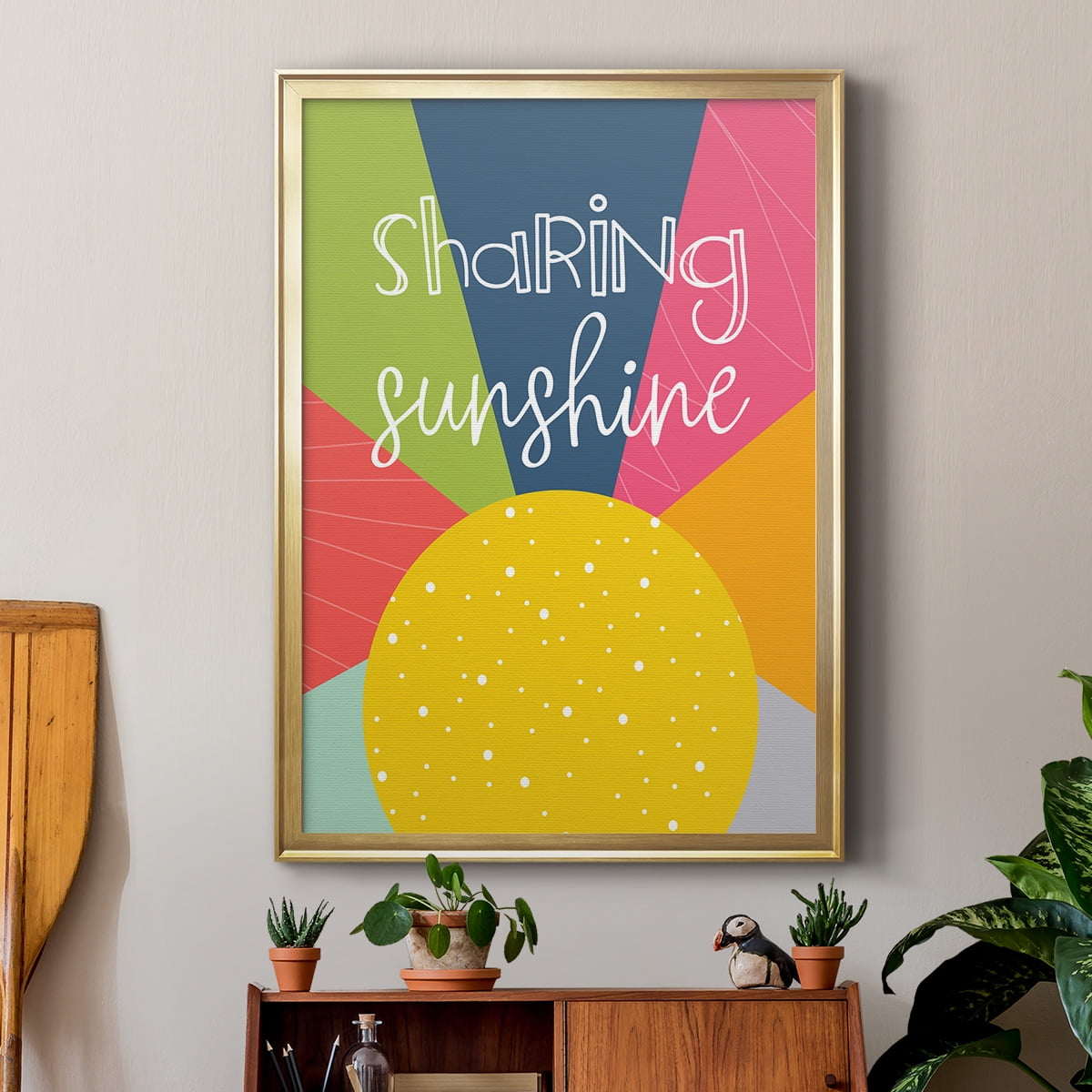 Sharing Sunshine Premium Framed Print - Ready to Hang