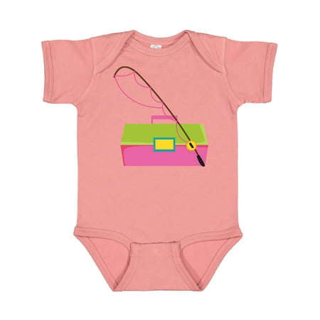

Inktastic Fishing Tackle Girls Gift Baby Girl Bodysuit