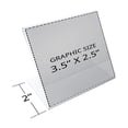 Angled L-Shaped Sign Holder Frame with Slant Back Design 3.5"x 2.5 ...
