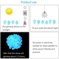 thumbnail image 4 of 200 piezas de piedras luminosas, guijarros luminosos, piedras fluorescentes para acuario, jardín, decoración de cumpleaños para niños (200 piezas de piedras luminosas) Xemadio LKX-0788-2, 4 of 7