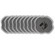 thumbnail image 4 of Neumático De Goma Natural Para Coche, Reparación De Pinchazos, Parche Frío, Parches Sin Cámara，10 Uds 115Mm Yuarrent VI003225-00, 4 of 7