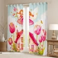 thumbnail image 2 of Castle Fairy Cartoon Fairy Black Out Curtains,Castle Curtains Pack of 2 (42x63 Each), 2 of 6